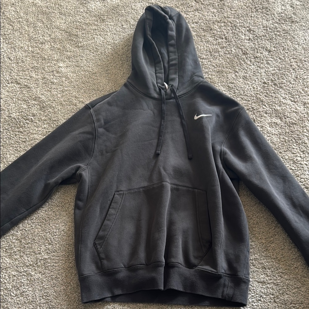 Nike Charcoal Hoodie with Swoosh